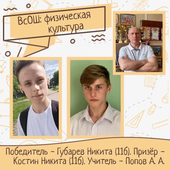 #ВСоШ_Муниципальный_Этап #Достижения_Лицеистов.